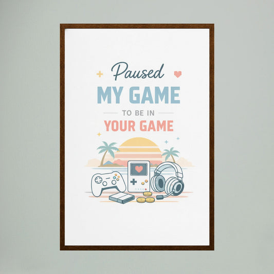 The Connection Poster – Paused My Game
