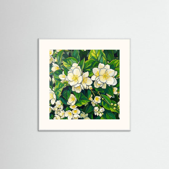 Jasmine Bloom Botanical Fine Art Wall Decor