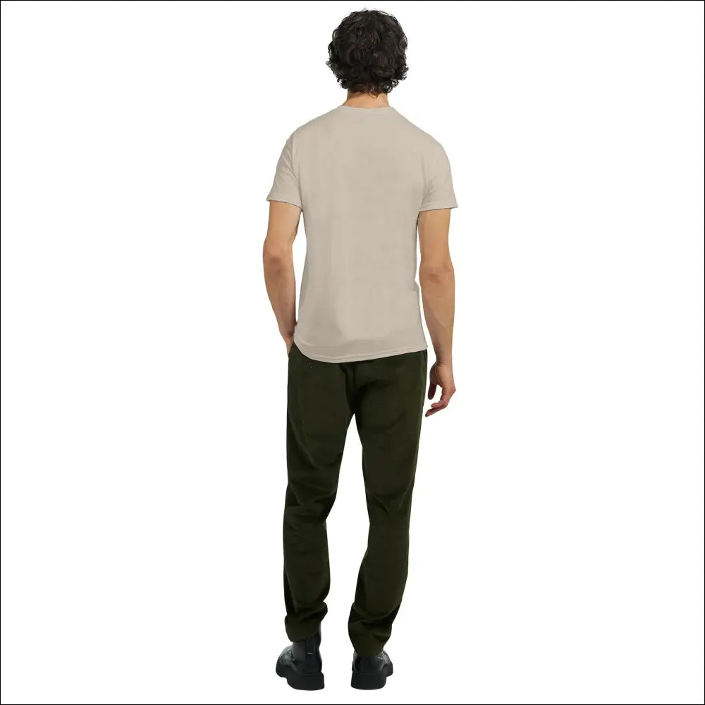 Morbror T-shirt med Panda Motiv | Klassisk Passform - Print Material