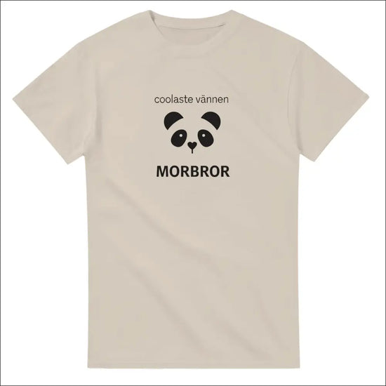 Morbror T-shirt med Panda Motiv | Klassisk Passform - Print Material