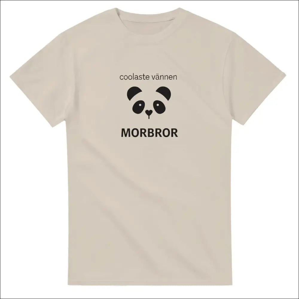 Morbror T-shirt med Panda Motiv | Klassisk Passform - Print Material