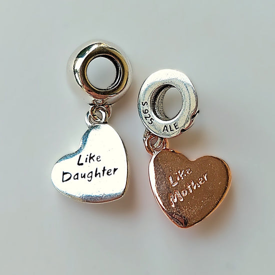 Pandora Mother & Daughter Love Heart Dangle Charm