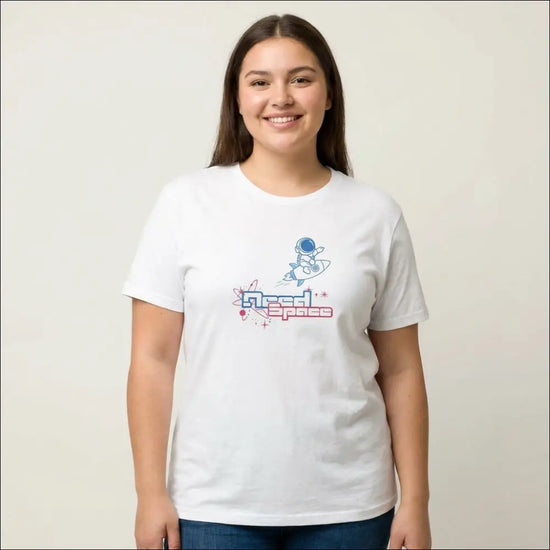 Need Space – grafisk t‑shirt för utforskare - Print Material