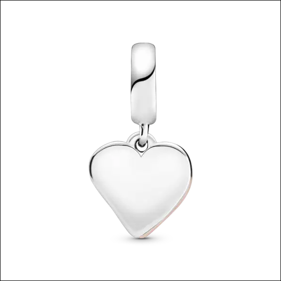 Pandora Heart Charm 788693C01 – Roséguldpläterad med zirkoner s925 ALE - 6 Hjärta - Hängsmycke / Berlock