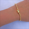 Pandora Moments Armband 563050C00 Snake Chain Guld Hjärtlås