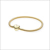 Pandora Moments Armband 563050C00 Snake Chain Guld Hjärtlås - Guldpläterat Silver / 17cm