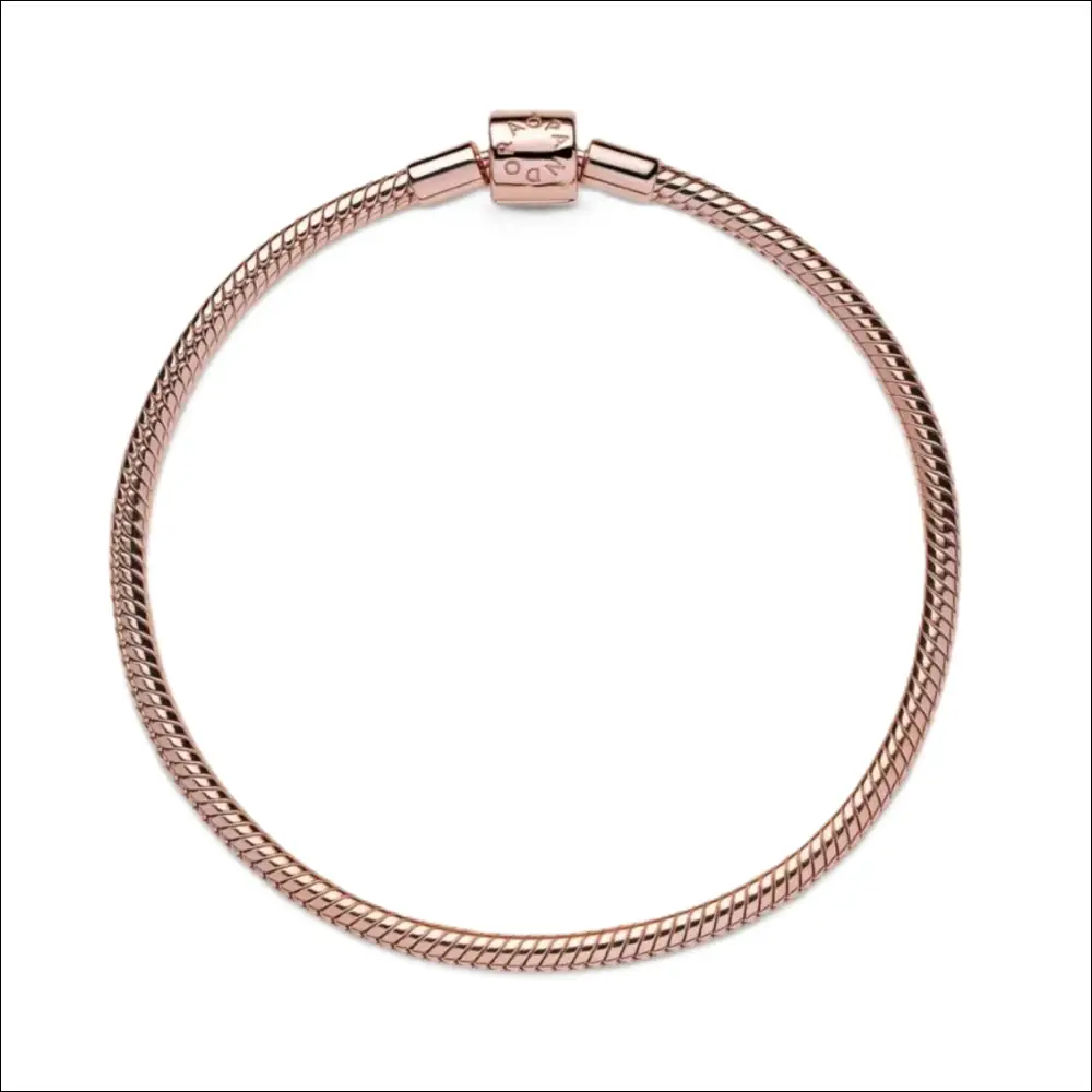 Pandora Moments Snake Chain Armband – Roséguldpläterad kundfavorit
