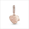 PANDORA Rose Gold Infinity Heart Berlock 789369C01
