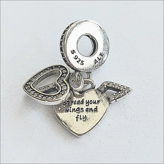 Pandora Style – Angel Wings Dangle Charm 798485C01 - Änglavingar - Hängsmycke