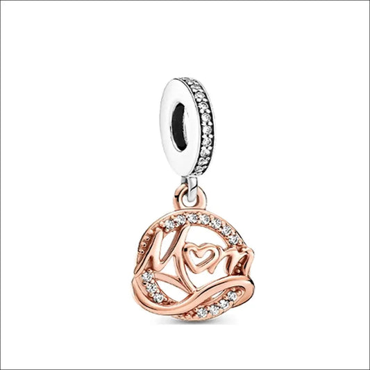 Pandora Two-tone Mom Dangle Charm 789374C01 - 11 Mamma - Hängsmycke