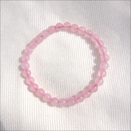 Rosa Kristallarmband i Natursten - Sofistikerad Elegans - Armband