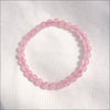 Rosa Kristallarmband i Natursten - Sofistikerad Elegans - Armband