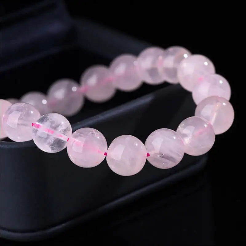 Rosa Kristallarmband i Natursten - Sofistikerad Elegans - Armband