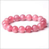 Rosa Kristallarmband i Natursten - Sofistikerad Elegans - Armband