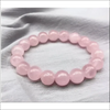 Rosa Kristallarmband i Natursten - Sofistikerad Elegans - Kristall / 10mm a string - Armband