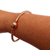 Pandora Moments Snake Chain Berlockarmband – Roséguld Ball Lock (580728)