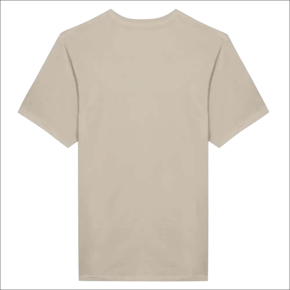 Smiling Pocket Classic Unisex Crewneck T-shirt | Premium Cotton Blend for DTG Printing - Back view of the t-shirt