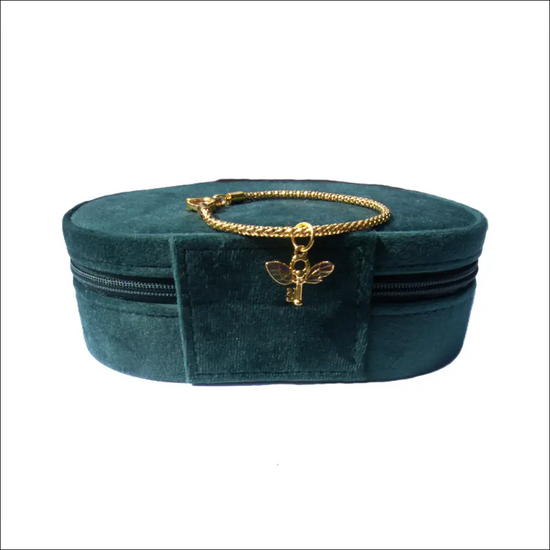 Studded Chain Armband Guldfärgad
