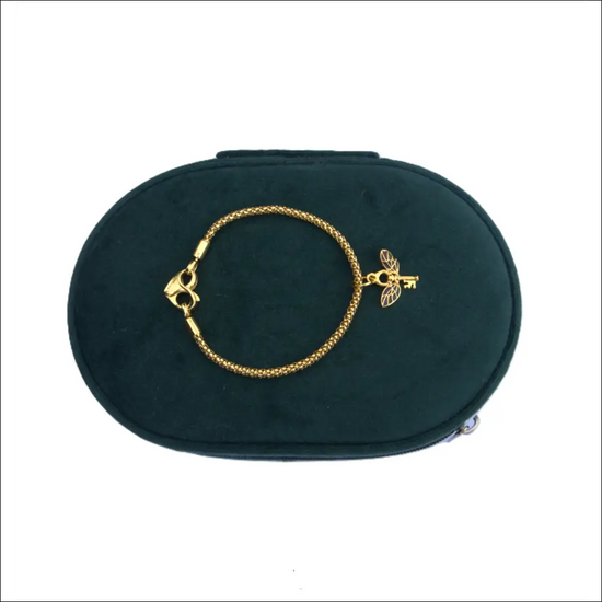 Studded Chain Armband Guldfärgad