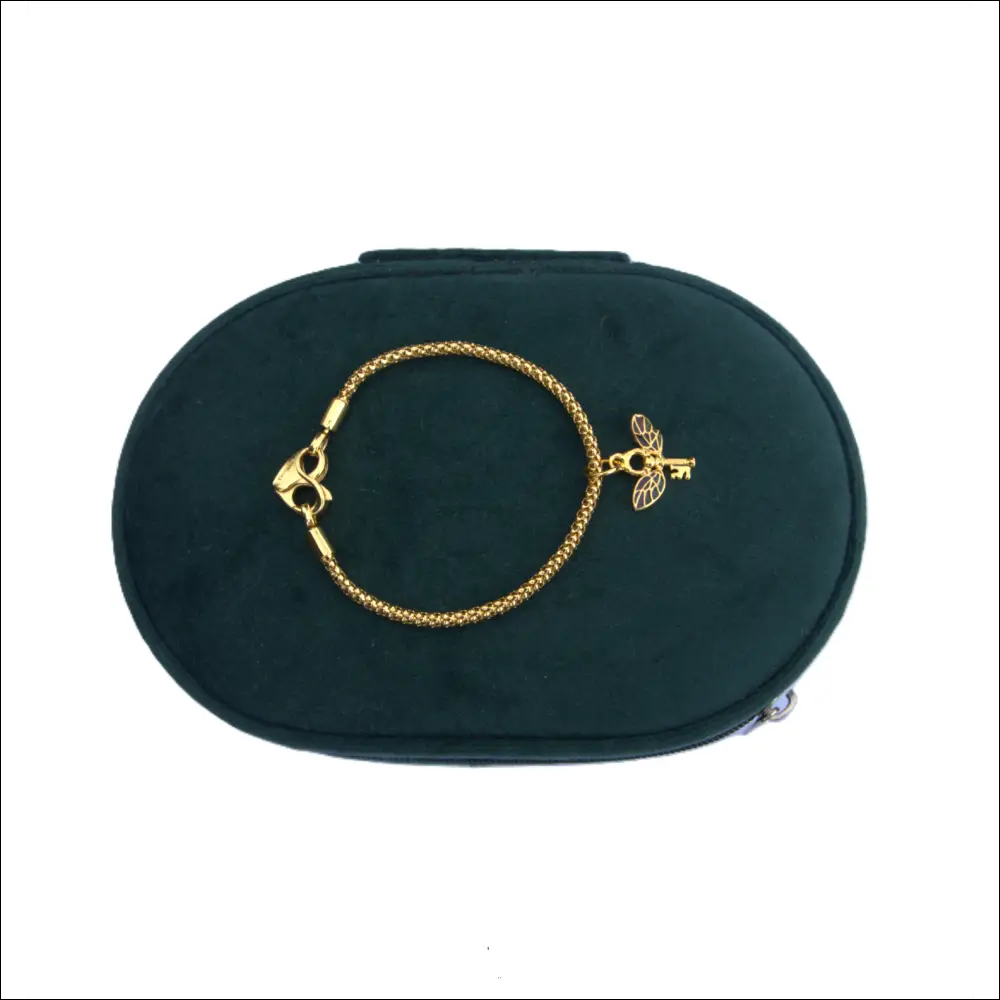 Studded Chain Armband Guldfärgad