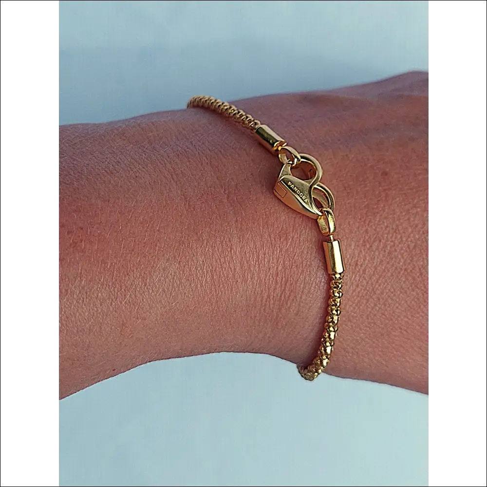 Studded Chain Armband Guldfärgad