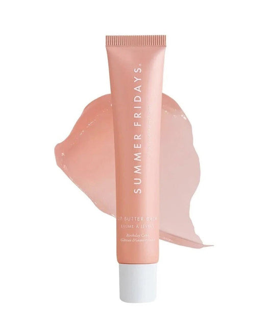 Summer Fridays Birthay Cake veganskt läppbalsam för djup återfuktning och skydd av läpparna