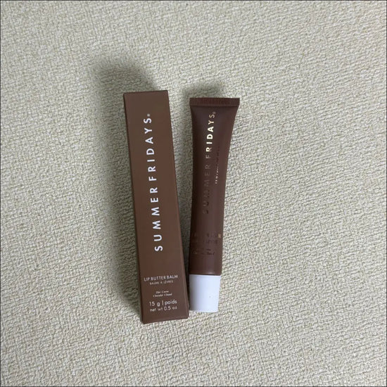 Summer Fridays Lip Mask 15 ml - Hot Cocoa, veganskt läppbalsam för optimal återfuktning och glans.