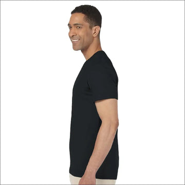 Svart T-shirt med kosmisk grafik - Herr t-shirt