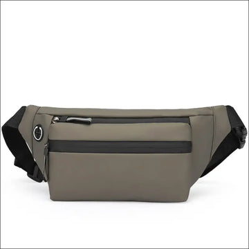 Khaki vattenavvisande midjeväska justerbar midja/crossbody - Midjeväska