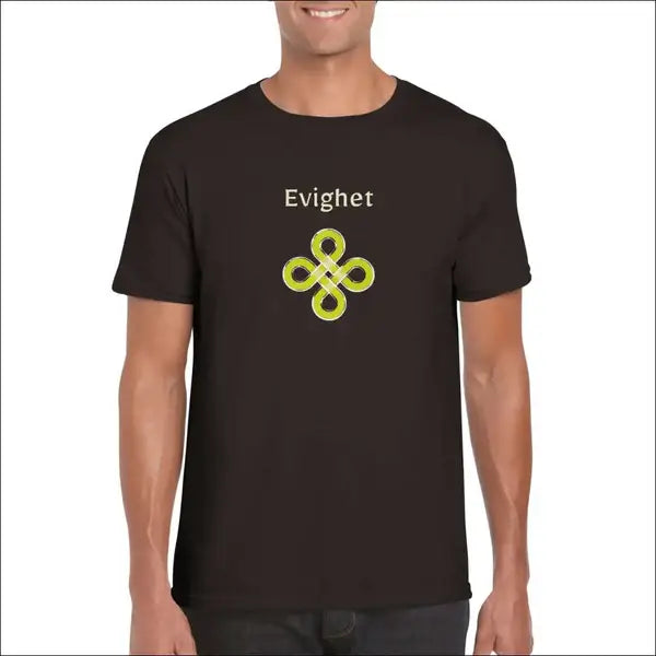 Tidlös T-shirt med Evighetssymbolen – Fira Livets Större Helhet