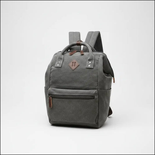 Travel Computer Bag – Hållbara Canvasryggsäckar med Dubbla Handtag