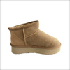 UGG Classic Ultra Mini Platform Chestnut med uggplush-foder - Stövletter