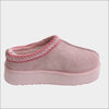 UGG Tazz Fårskinnstofflor – Pink Dawn (F19010) i rosa mocka - Fårskinnstoffel