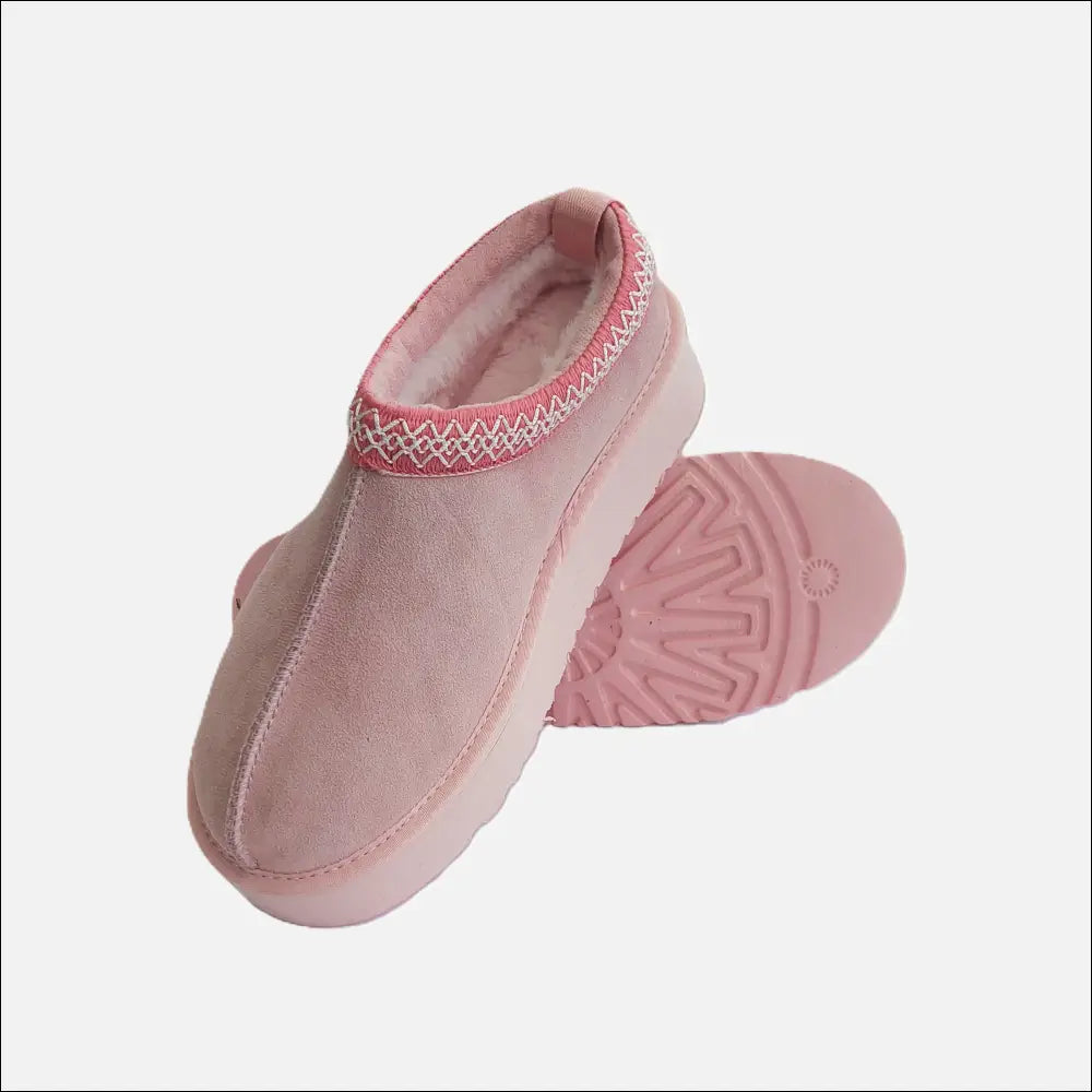 UGG Tazz Fårskinnstofflor – Pink Dawn (F19010) i rosa mocka - Fårskinnstoffel