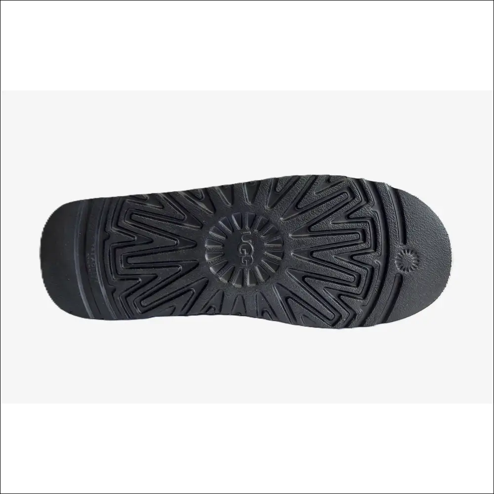 Ugg Tazz Svarta Plattformslippers i Mocka - Tofflor