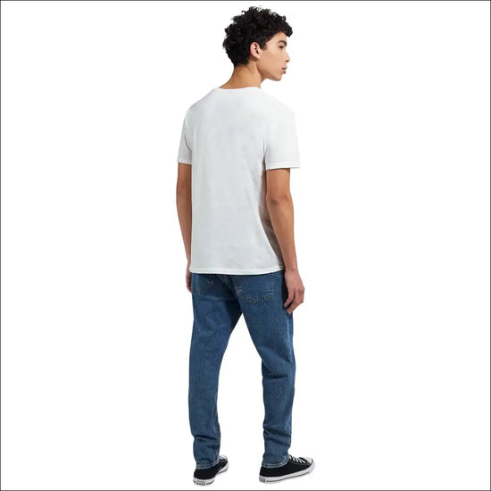 Grafiskt designad t-shirt med fiskskelettmotiv - solid bomull - Print Material