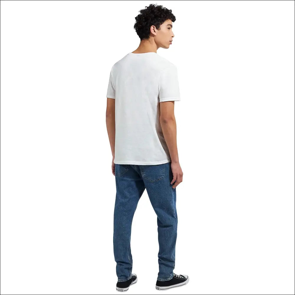 Grafiskt designad t-shirt med fiskskelettmotiv - solid bomull - Print Material