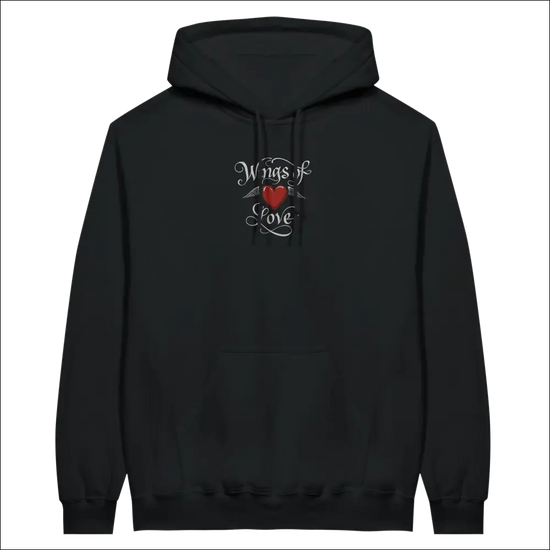Wings of Love Pullover Hoodie – Premium bomull/polyester‑mix med inspirerande design och mysig passform.